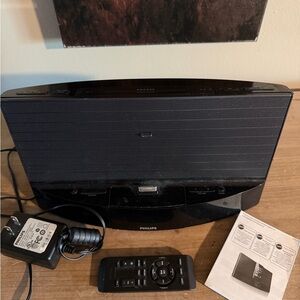 Philips‎ Black Audio System with Remote Control